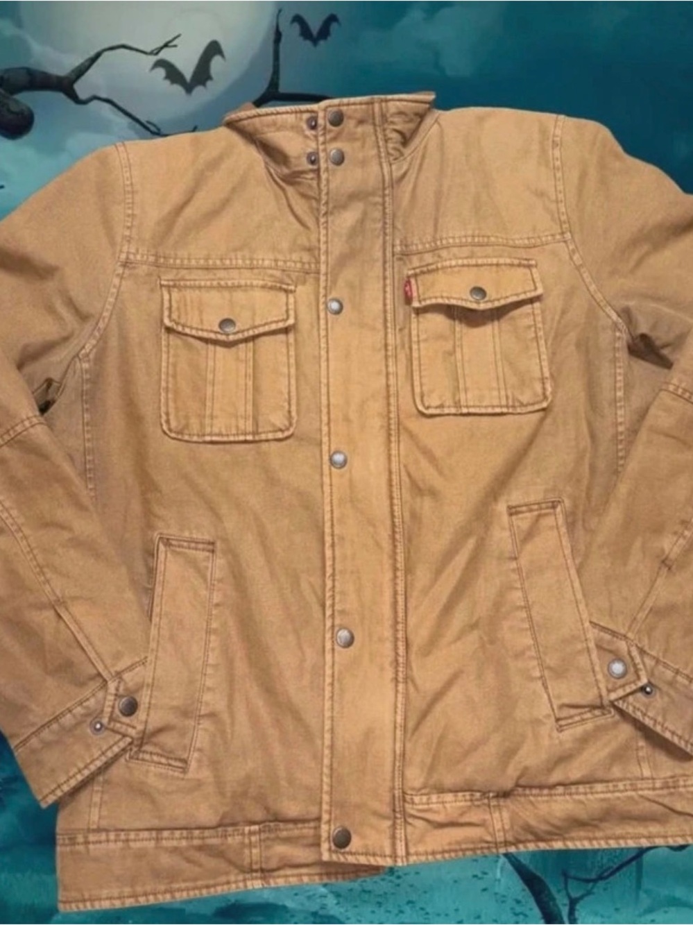 Levi's Men's Tan Field Jacket with Front Pockets
